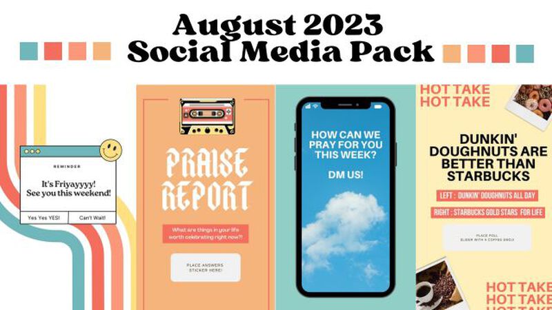 August 2023 Social Media Pack